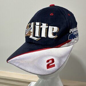 Miller Lite Racing NASCAR #2 Rusty Wallace Baseball Hat One Size Adjustable